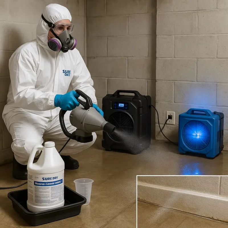 Sanitization and Odor Removal process in Woodbury, TN