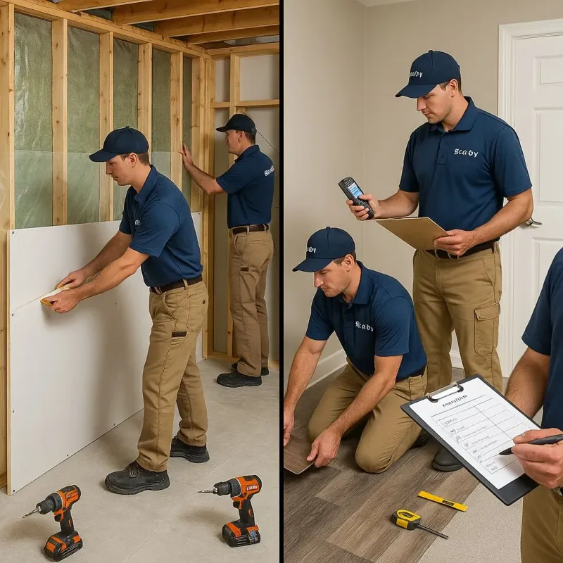 Repairs and Reconstruction process in Woodbury, TN